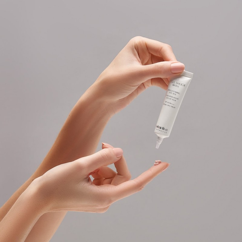 Sữa chống nắng và làm sáng da vùng mắt Swissline Cell Shock White Brightening Eye Veil SPF 50+++